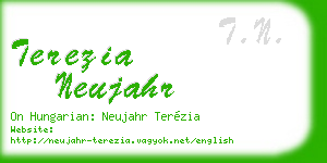 terezia neujahr business card